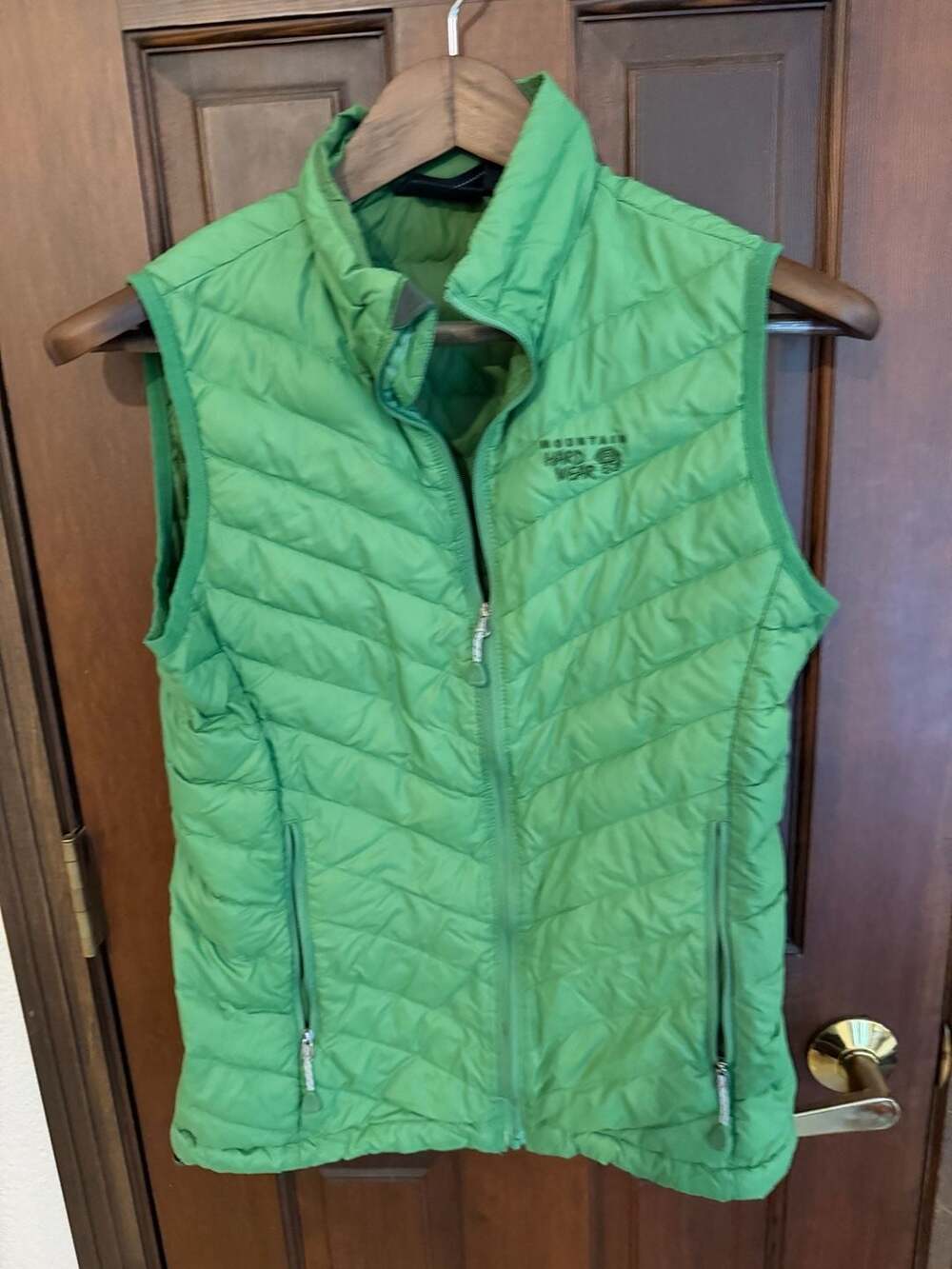 Mountain Hardwear Women's Ratio Down Vest Green Size Small